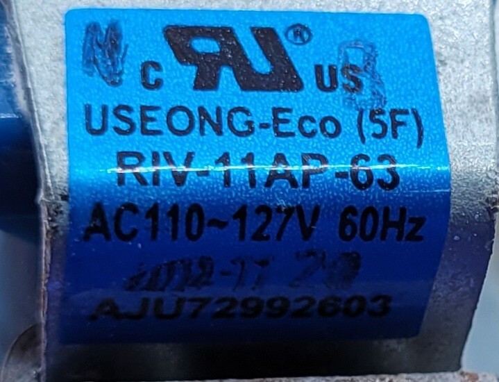 Genuine Refrigerator LG Water Inlet Valve Part#EBD60664501.