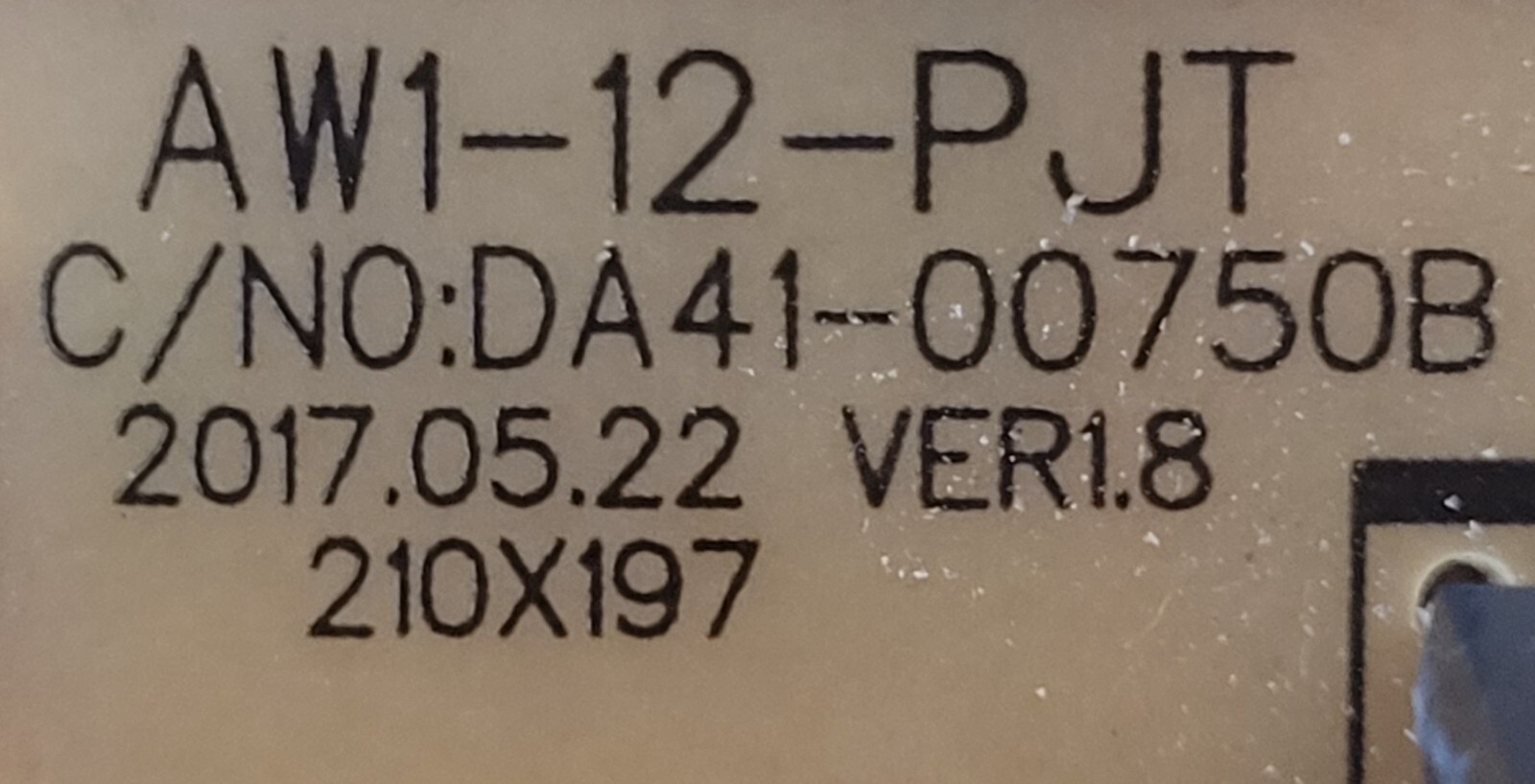 Genuine Refrigerator Samsung Circuit Board Part#DA9200384L