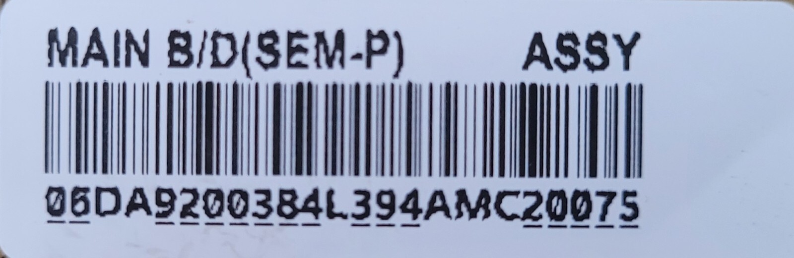 Genuine Refrigerator Samsung Circuit Board Part#DA9200384L