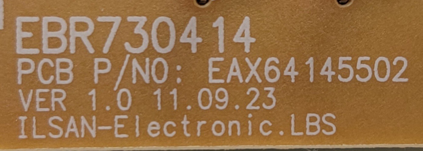 Genuine Refrigerator LG LED Board Part#EAX64145502