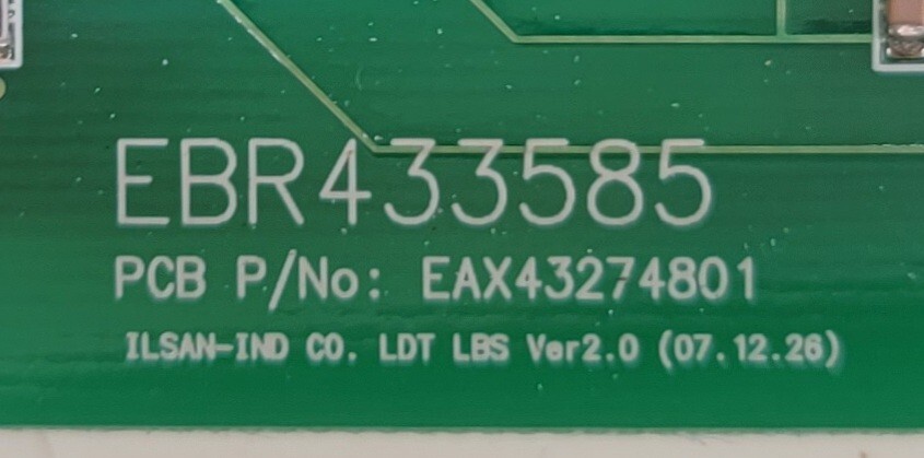 Genuine Refrigerator Kenmore Dispenser Control Panel Part#3550JA1492 EBR433585