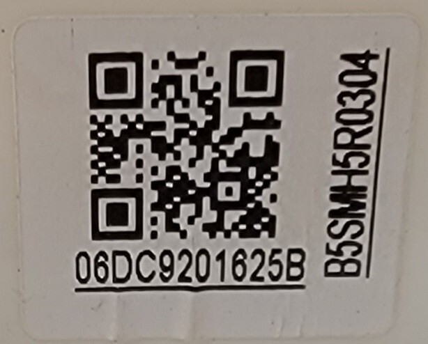 Genuine Washer Samsung Control Board Part#DC9201625B