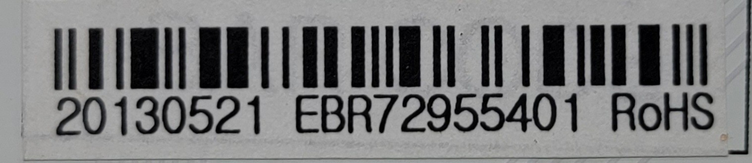 Genuine Refrigerator LG Display Control Board Part#EBR72955401