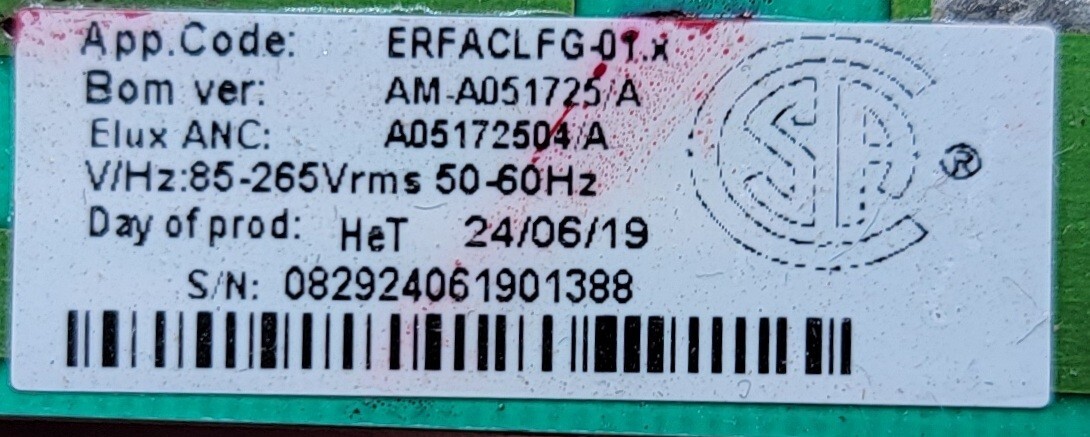 Genuine Refrigerator Frigidaire Control Board Part#ERFACLFG-01