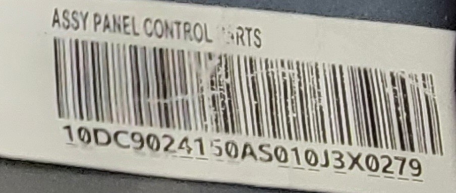 Genuine Washer Samsung Control Panel Part#DC64-03061A003