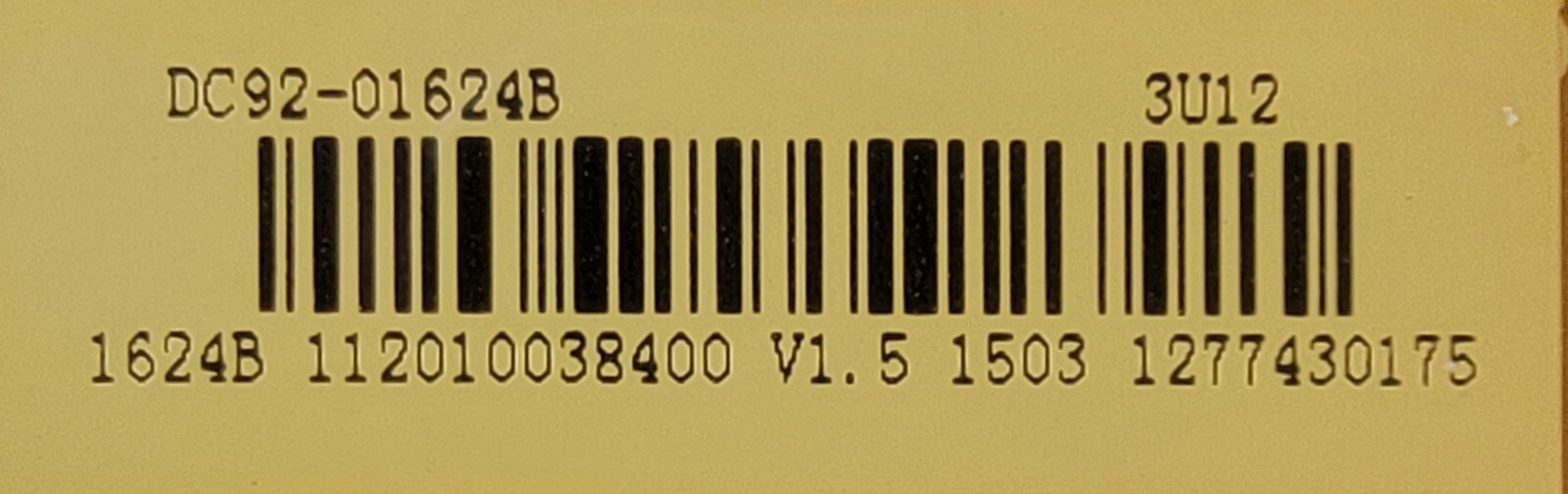 Genuine Washer Samsung Control Board Part#DC94-04388A DC92-01624B