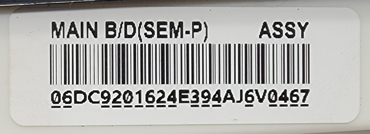 Genuine Dryer Samsung Control Board Part#DC9201624E