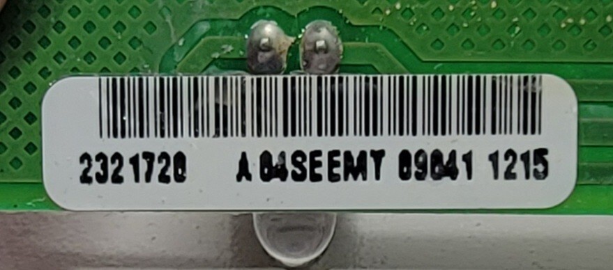 Genuine Refrigerator Kenmore Dispenser Light Control Board Part#W10134629