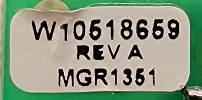 Genuine Refrigerator Whirlpool Emitter Control Board Part#W10258502
