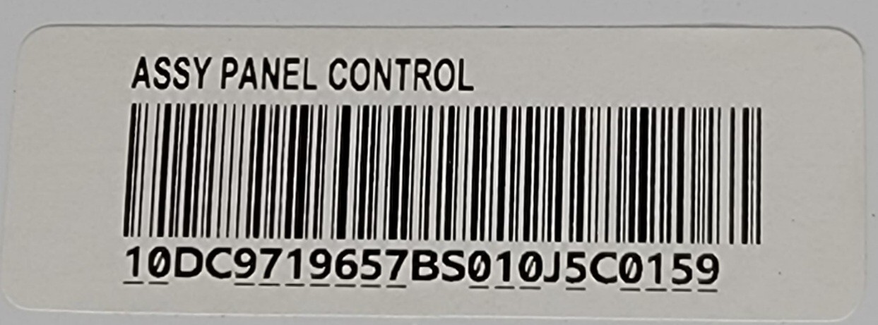 Genuine Washer Samsung Control Panel PartDC64-03423A DC9719657B