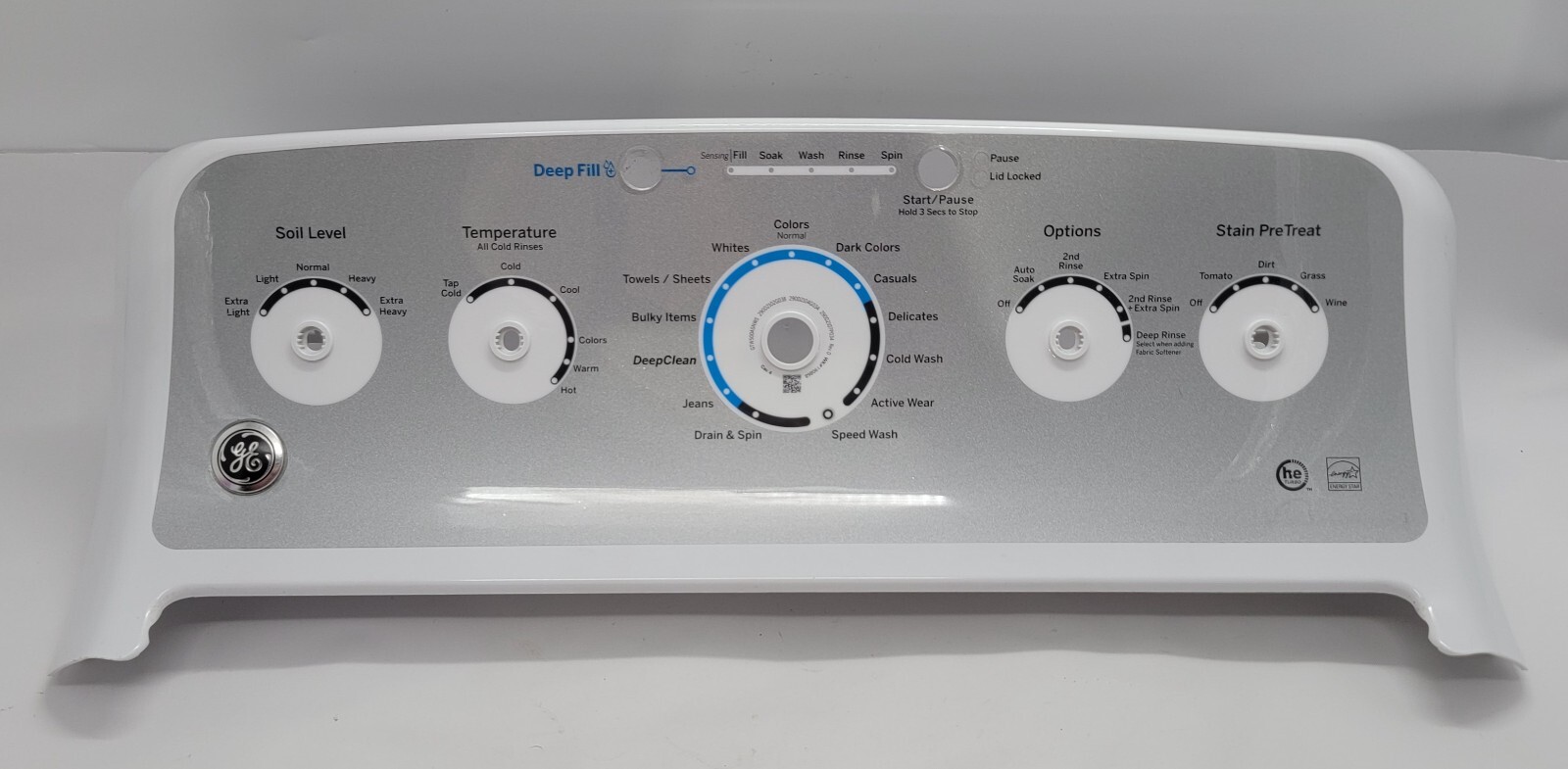 Genuine Washer GE Control Panel Part#290D2101P004