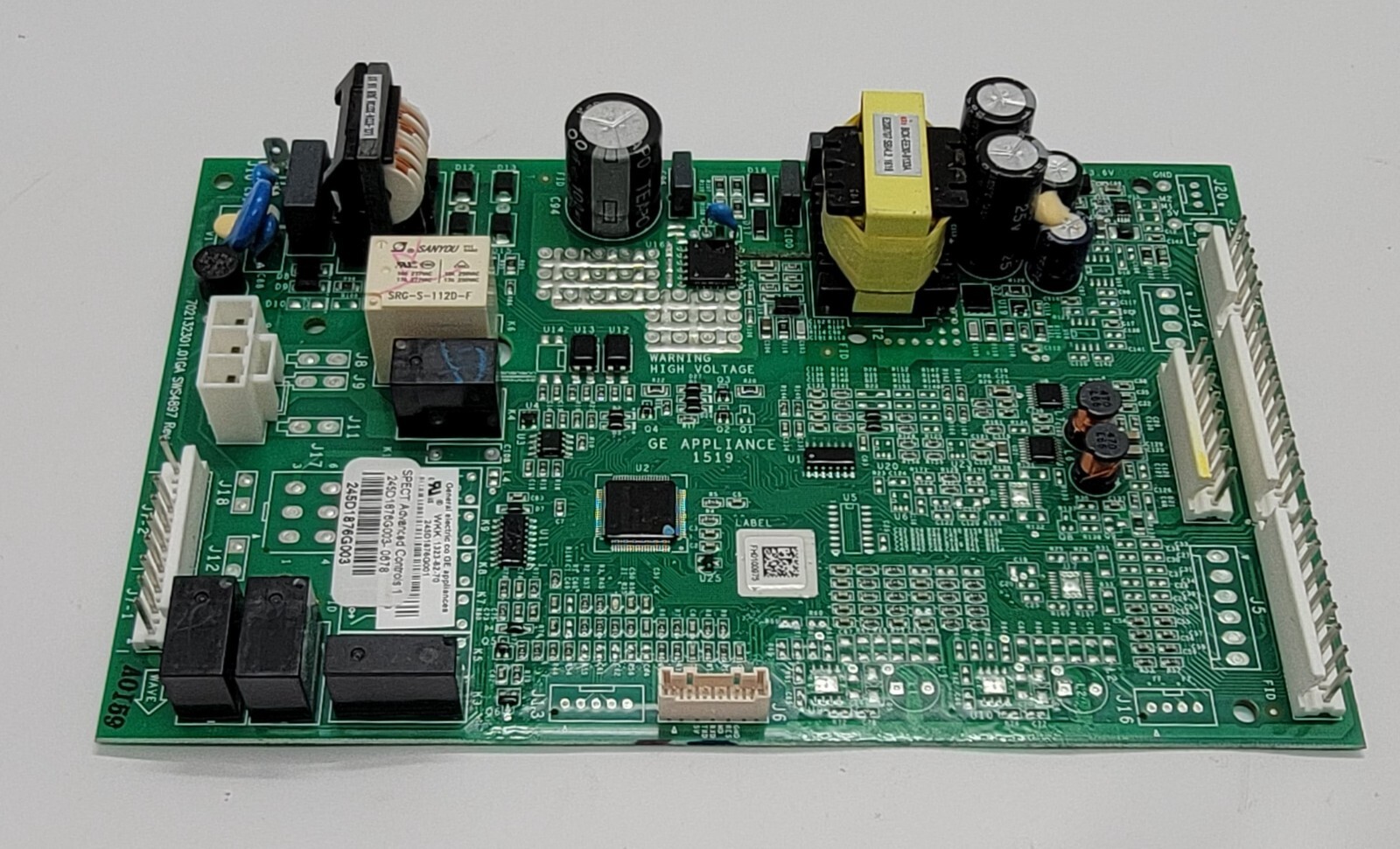 Genuine Refrigerator GE Control Board Part#245D1876G001