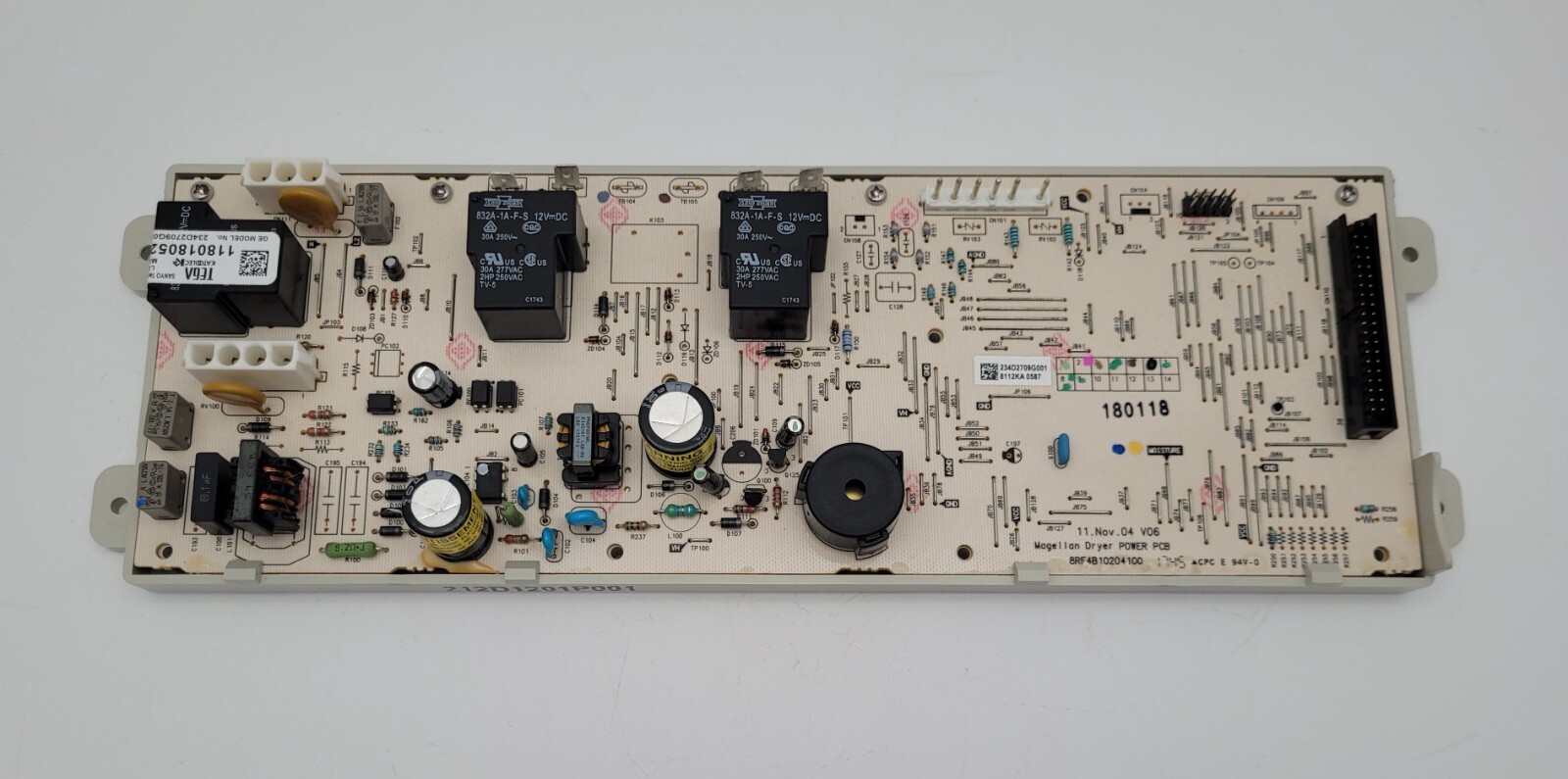 Genuine Dryer GE Control Board Part#234D2709G001