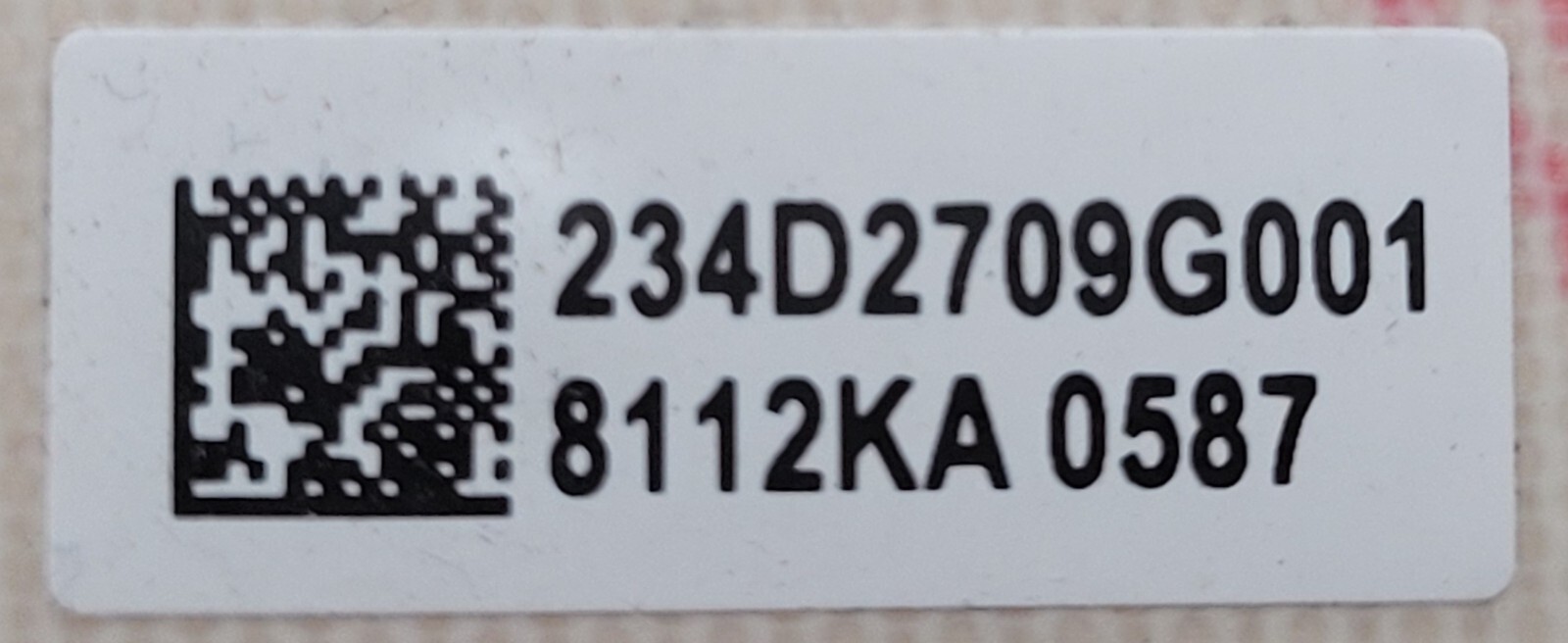Genuine Dryer GE Control Board Part#234D2709G001
