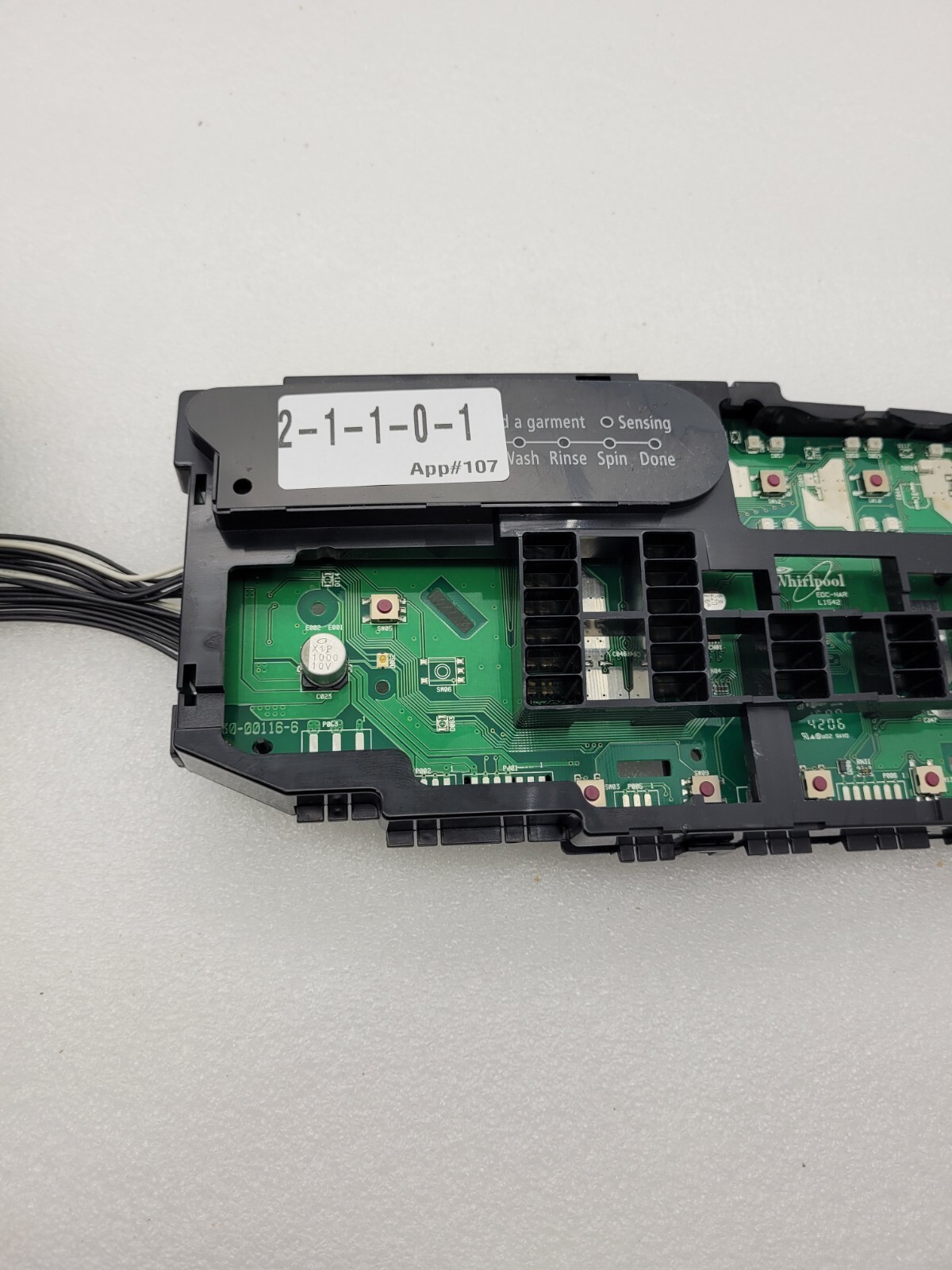Genuine Whirlpool Range Washer Control Board Part#4619 702 30691