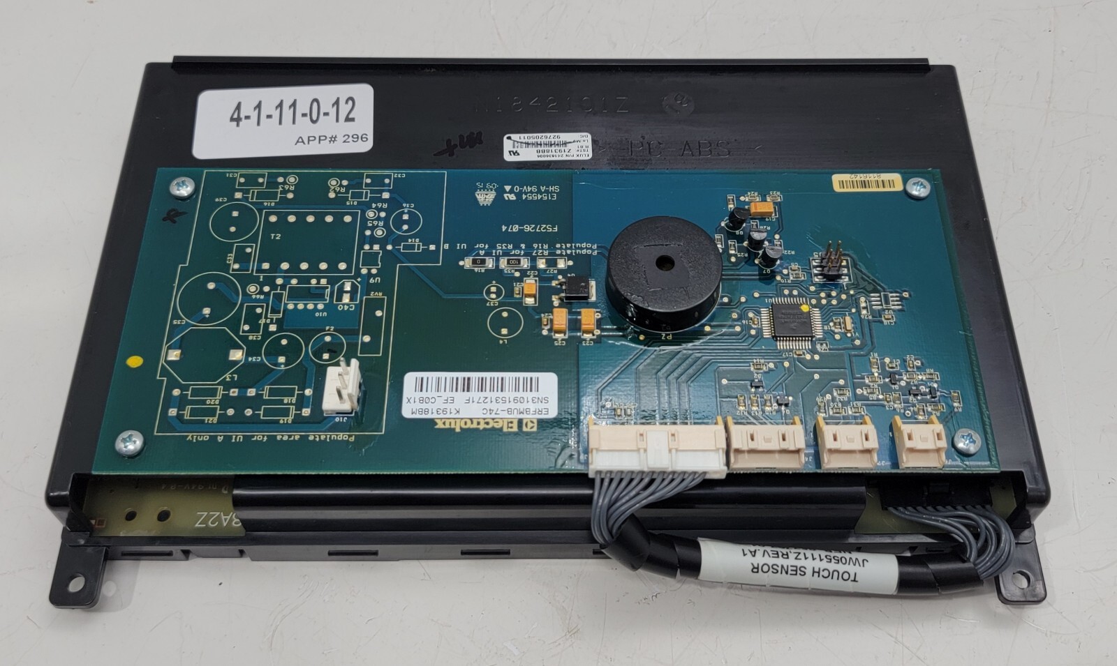 Genuine Refrigerator Electrolux Interface Control Board Part#241836006