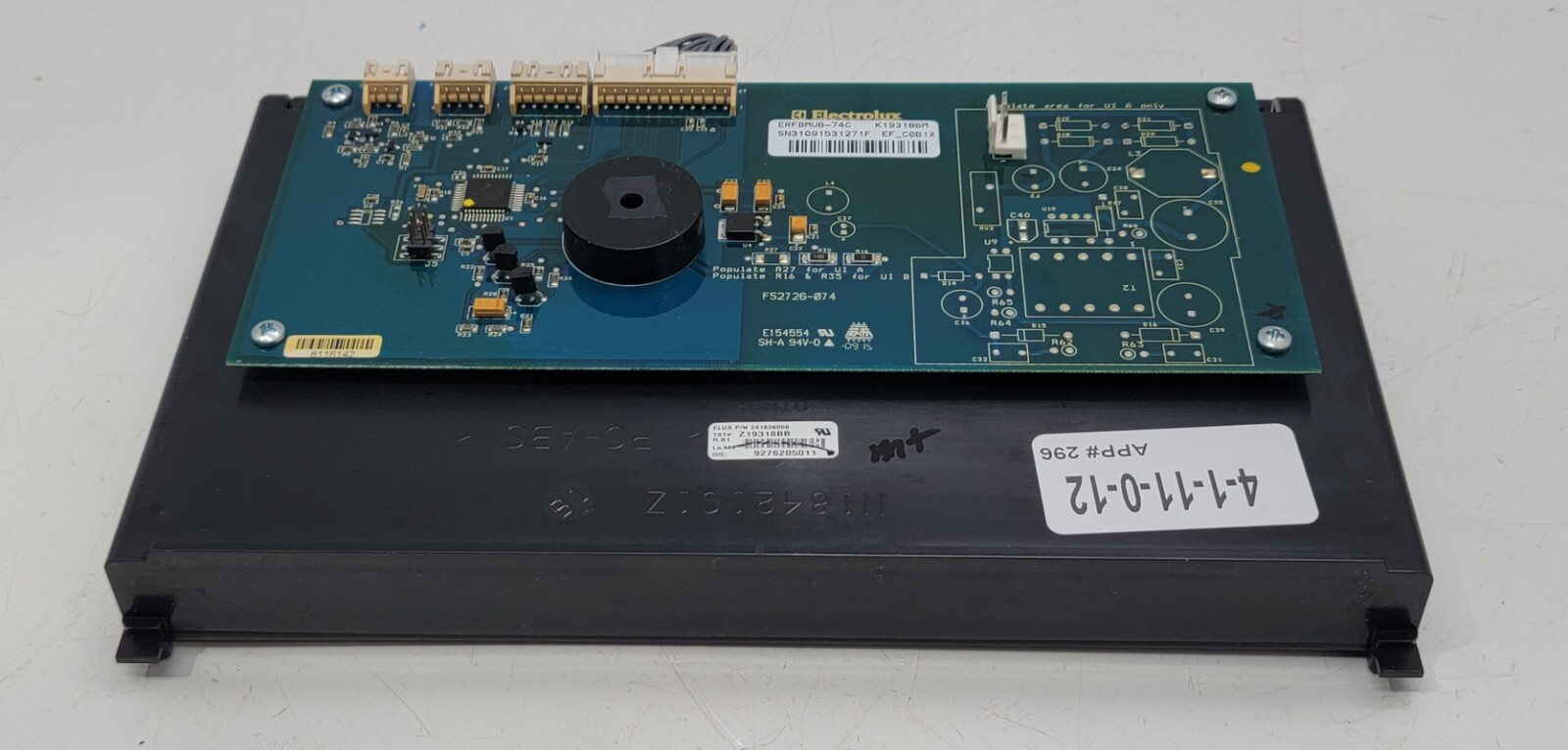 Genuine Refrigerator Electrolux Interface Control Board Part#241836006