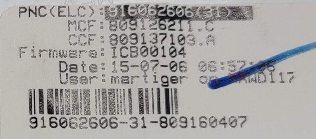 Genuine Dryer Electrolux Display Control Board Part#1349268 916062606