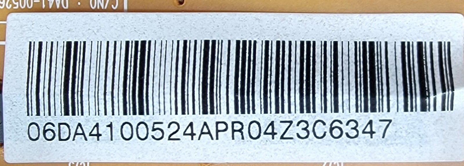 Genuine Refrigerator Samsung Control Board Part#DA41-00524A