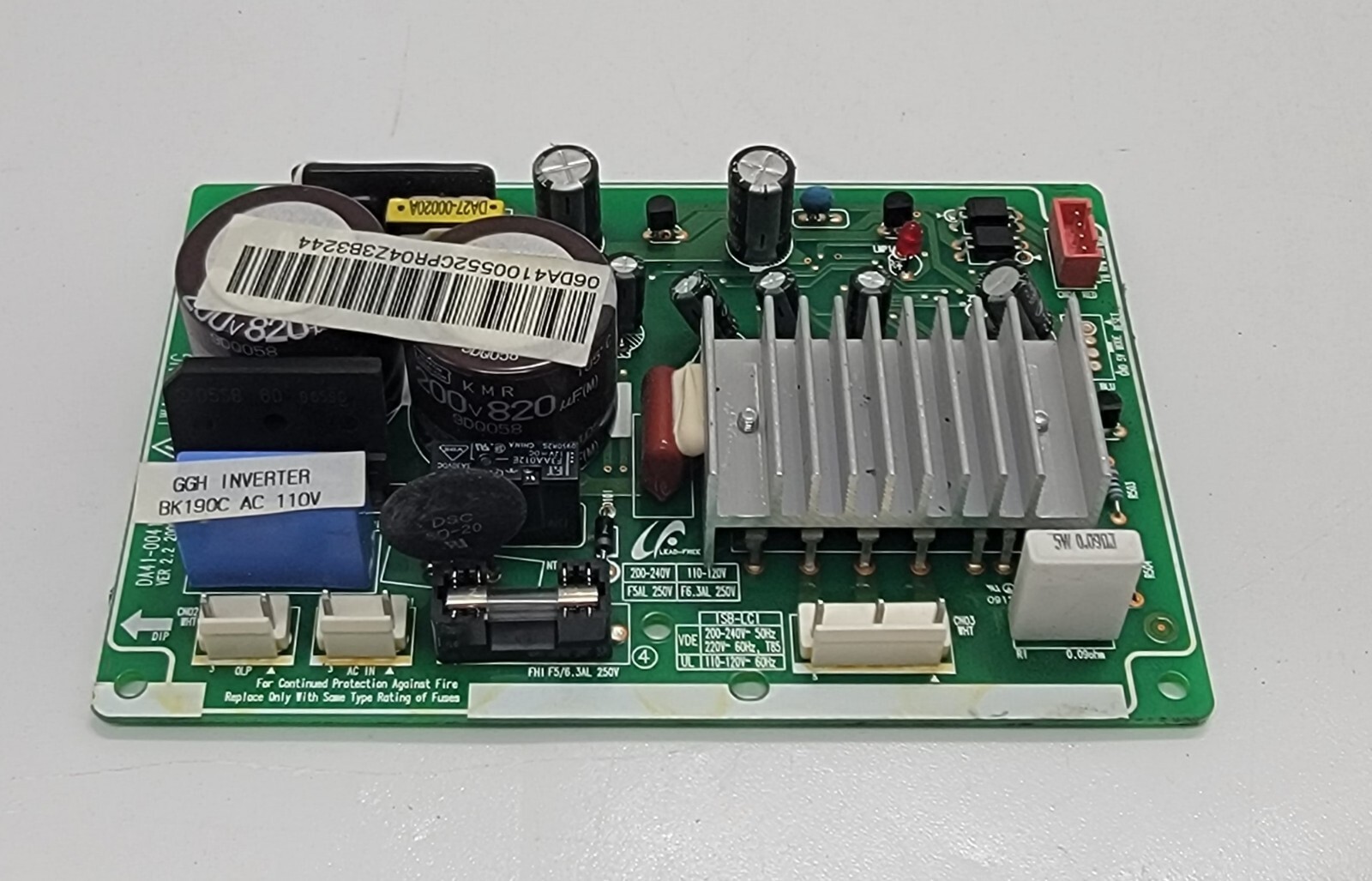 Genuine Refrigerator Samsung Control Board Part#DA41-00552C