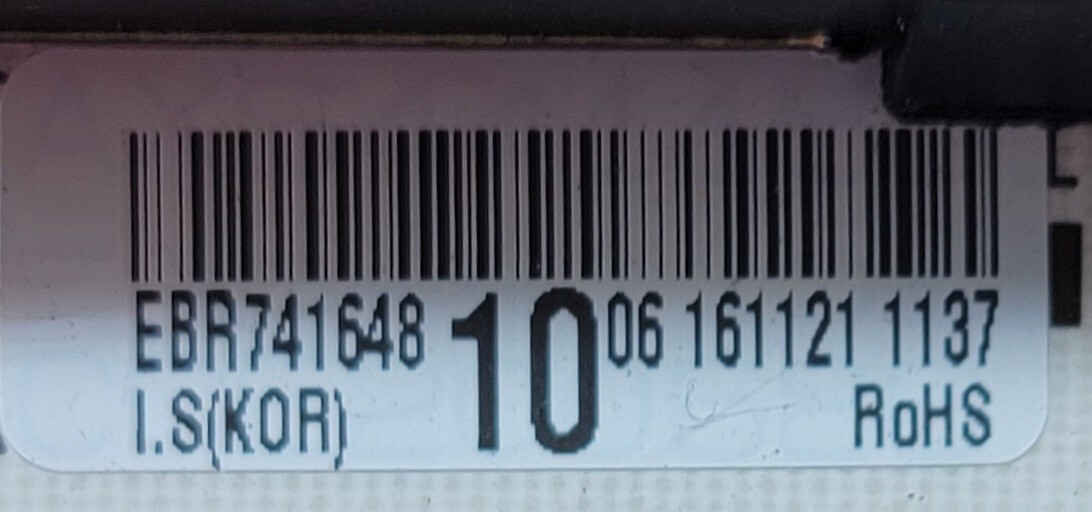 Genuine Oven LG Control Board Part#EBR74164810
