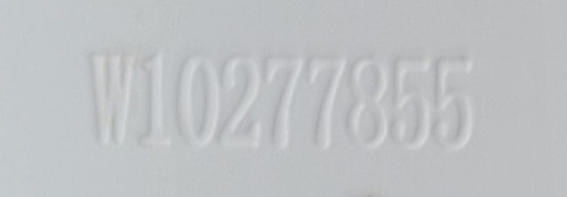 Genuine Refrigerator Whirlpool Control Board Cover Part#W10277855