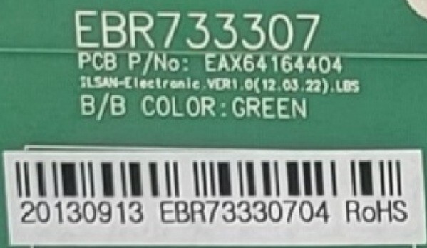 Genuine Refrigerator Kenmore Dispenser Control Board Part#EBR73330704