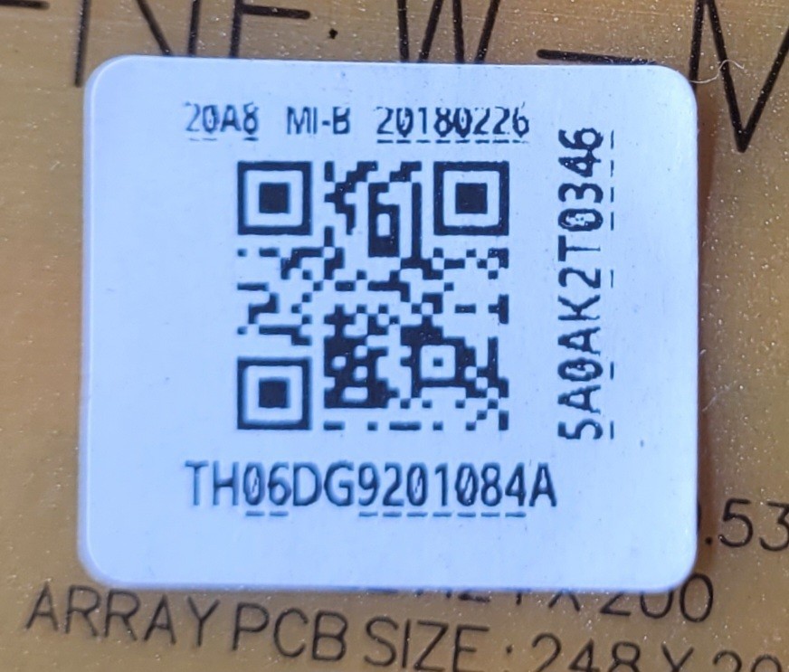 Genuine Refrigerator LG Control Board Part#DG9201084A
