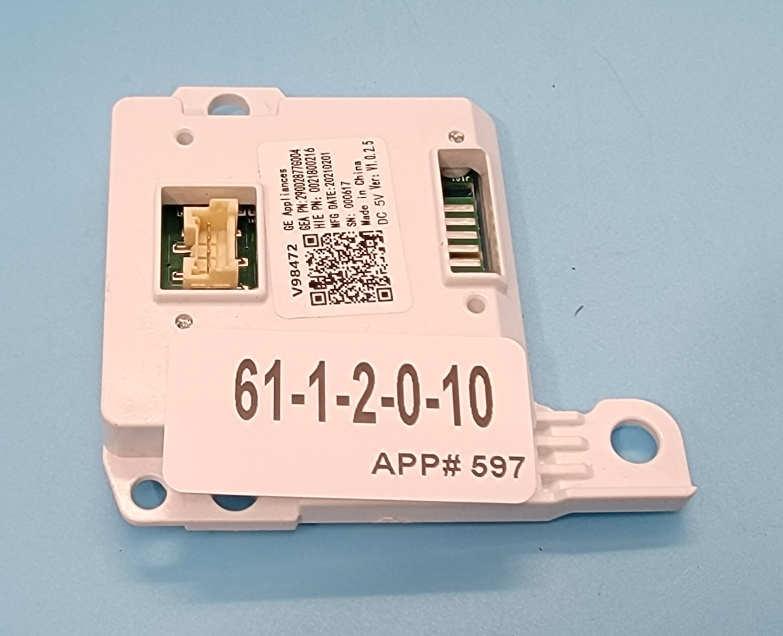 Genuine Washer GE Accelerometer Control Board Part#290D2877