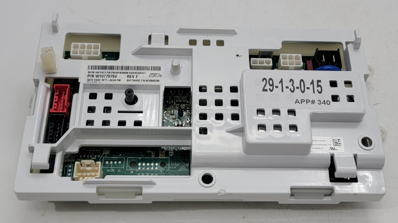 Genuine Washer Whirlpool Control Board Part#W10779754