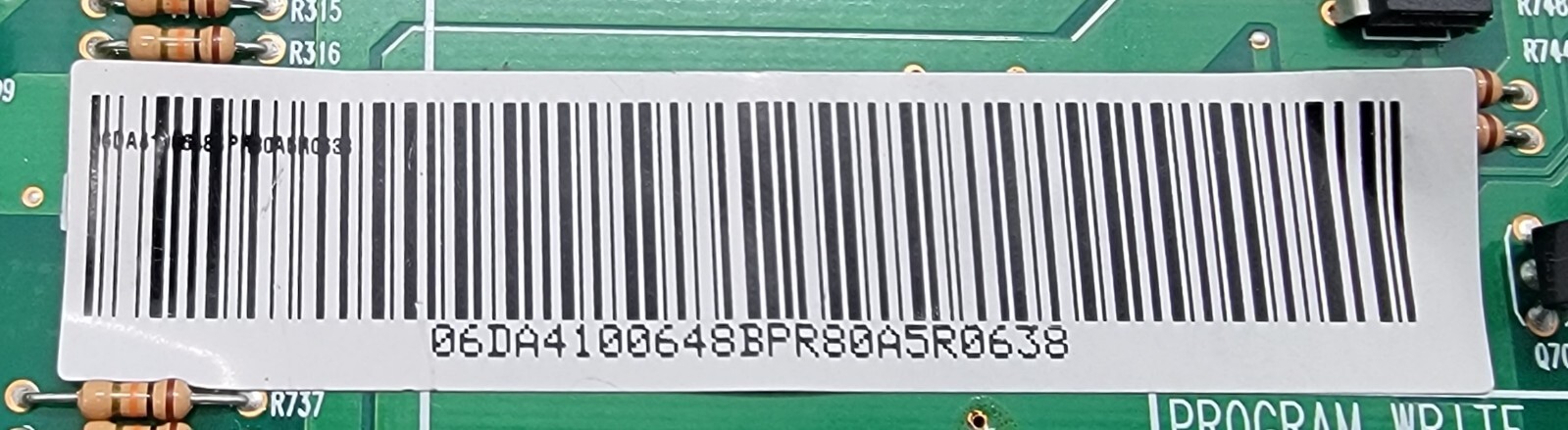 Genuine Refrigerator Samsung Control Board Part#DA41-00648B