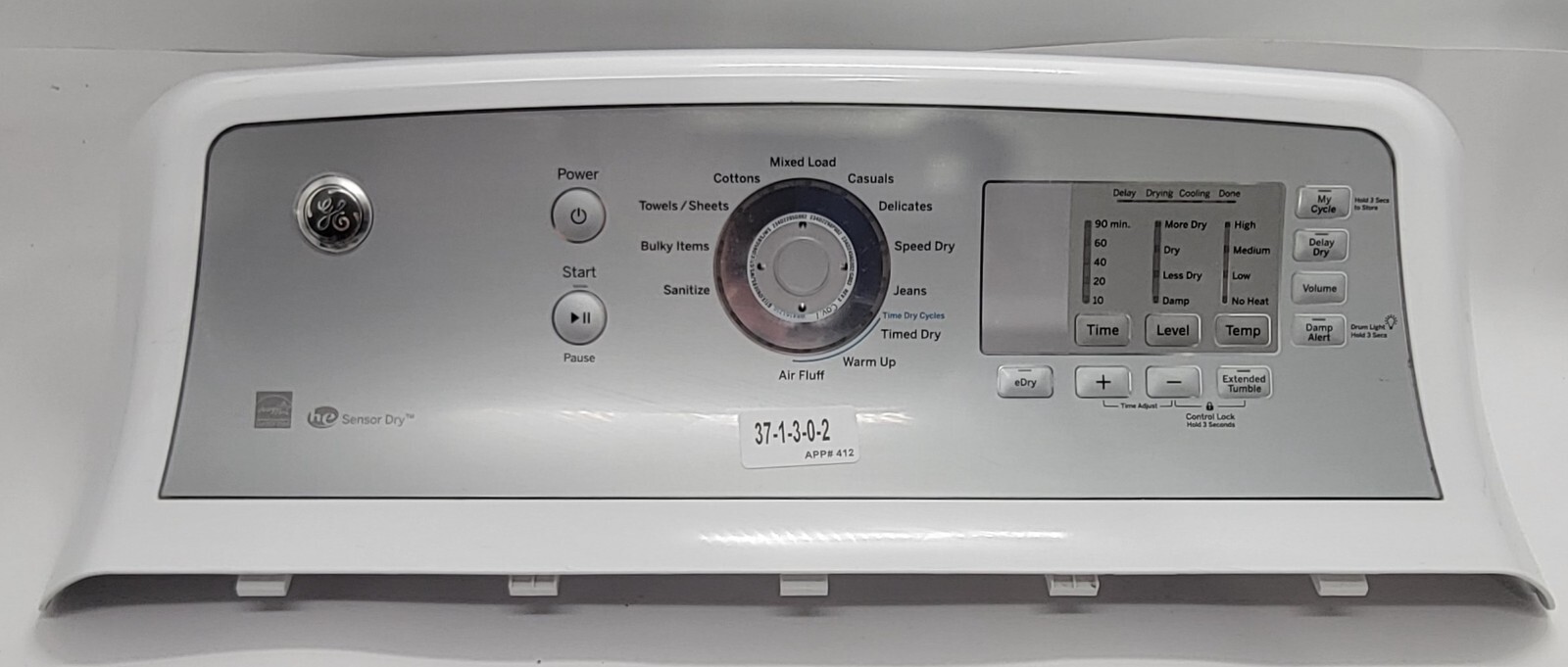 Genuine Dryer GE Control Panel Part#234D2257P001