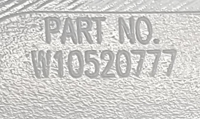Genuine Washer Whirlpool Control Panel Part#W10854250