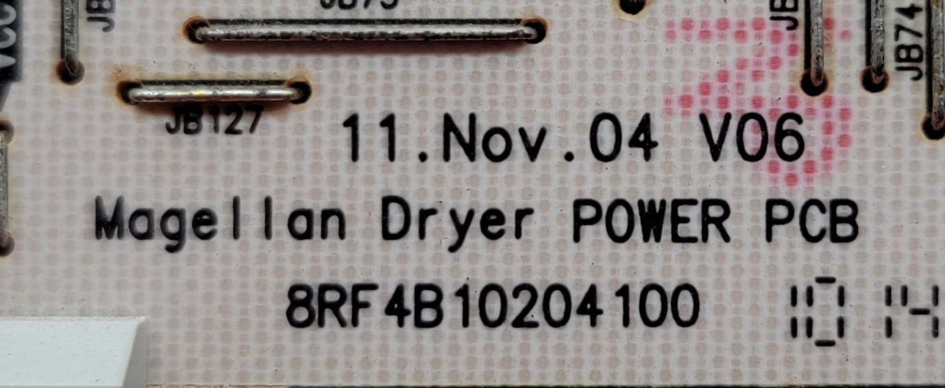Genuine Dryer GE Control Board Part#212D1199G05
