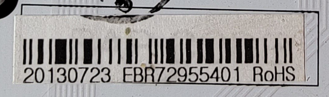 Genuine Refrigerator LG Control Board Part#EBR729554