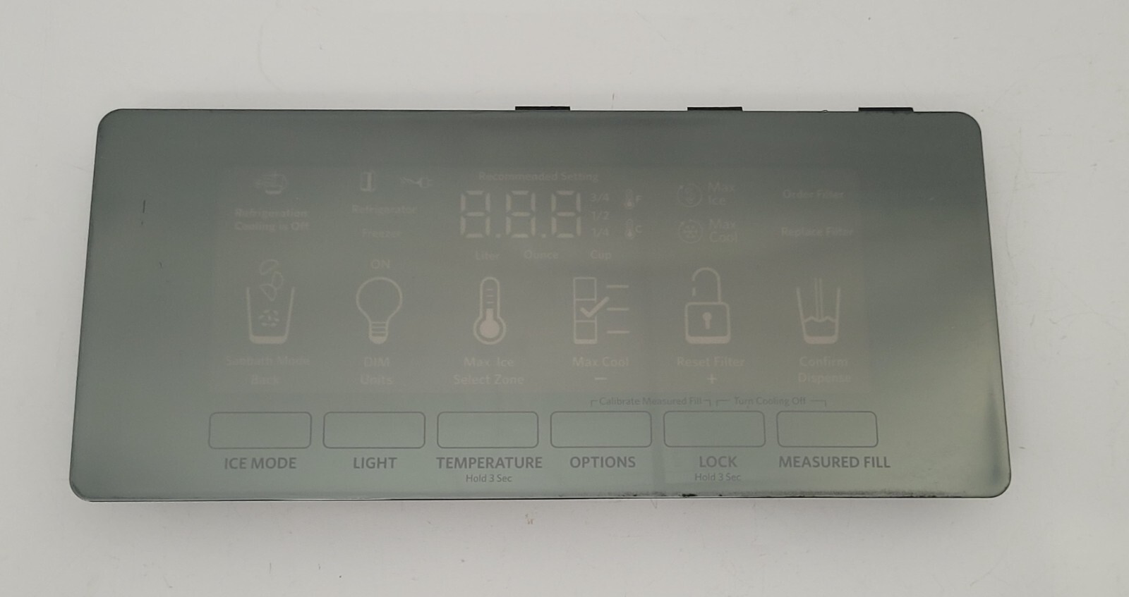 Genuine Refrigerator Kitchen Aid Display Control Board Part#W10418409