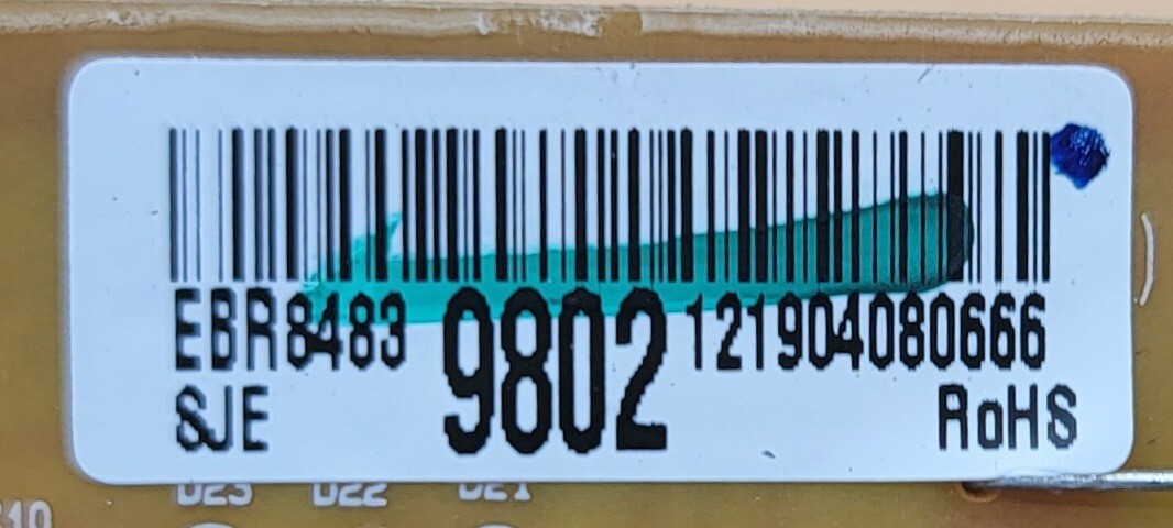 Genuine Oven LG Control Board Part#EBR84839802