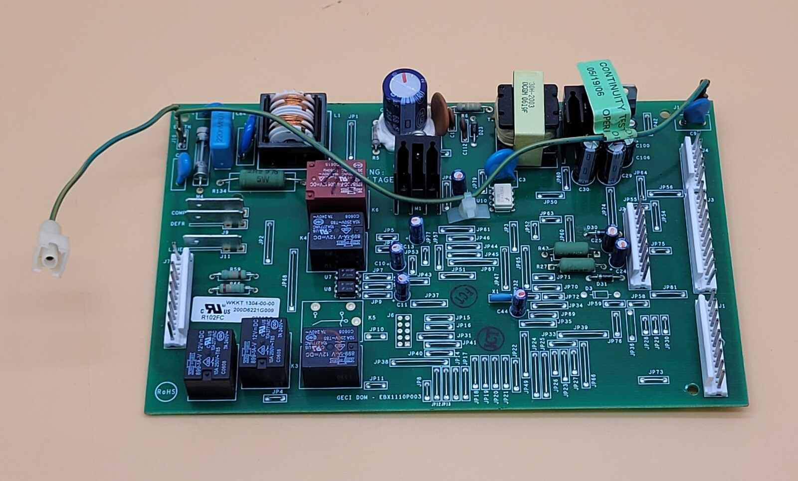 Genuine Refrigerator GE Control Board Part#200D6221G009