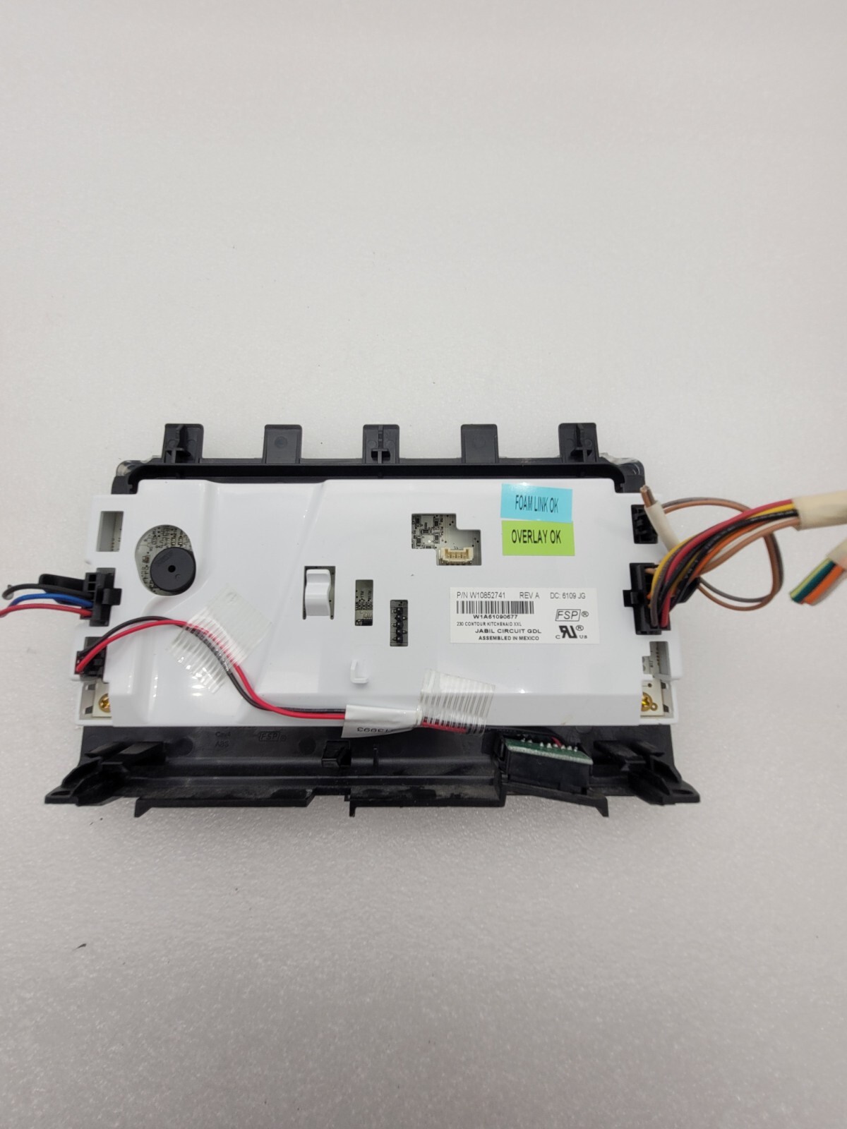 Genuine KitchenAid Refrigerator Dispenser Control Board Part#W10852741