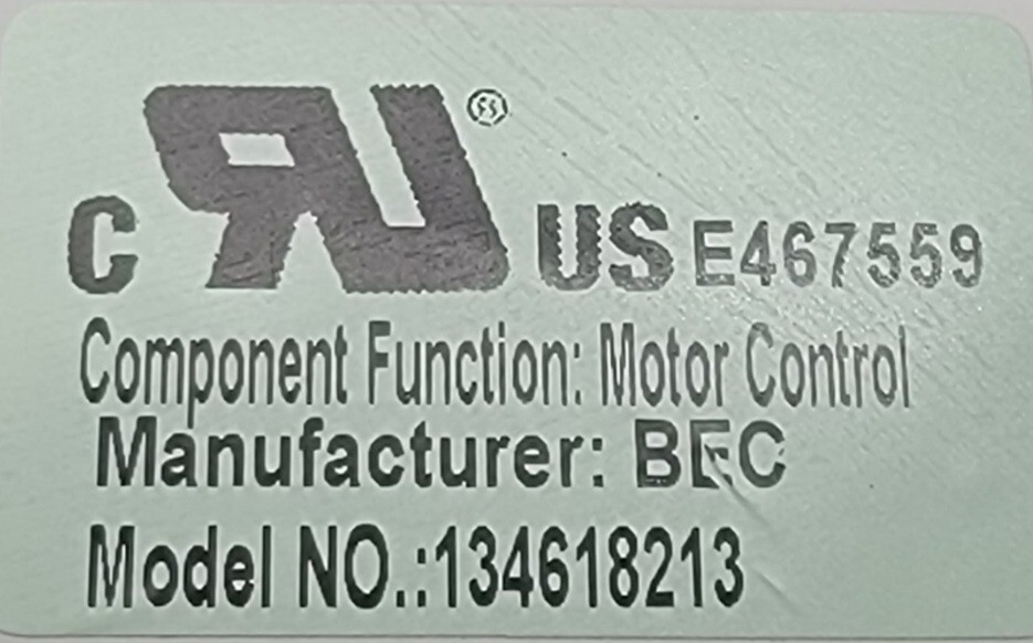 Genuine Washer Electrolux Control Board Part#134618213