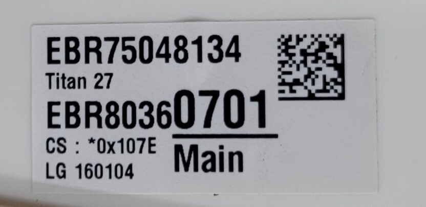 Genuine Washer Amana Control Board Part#EBR80360701