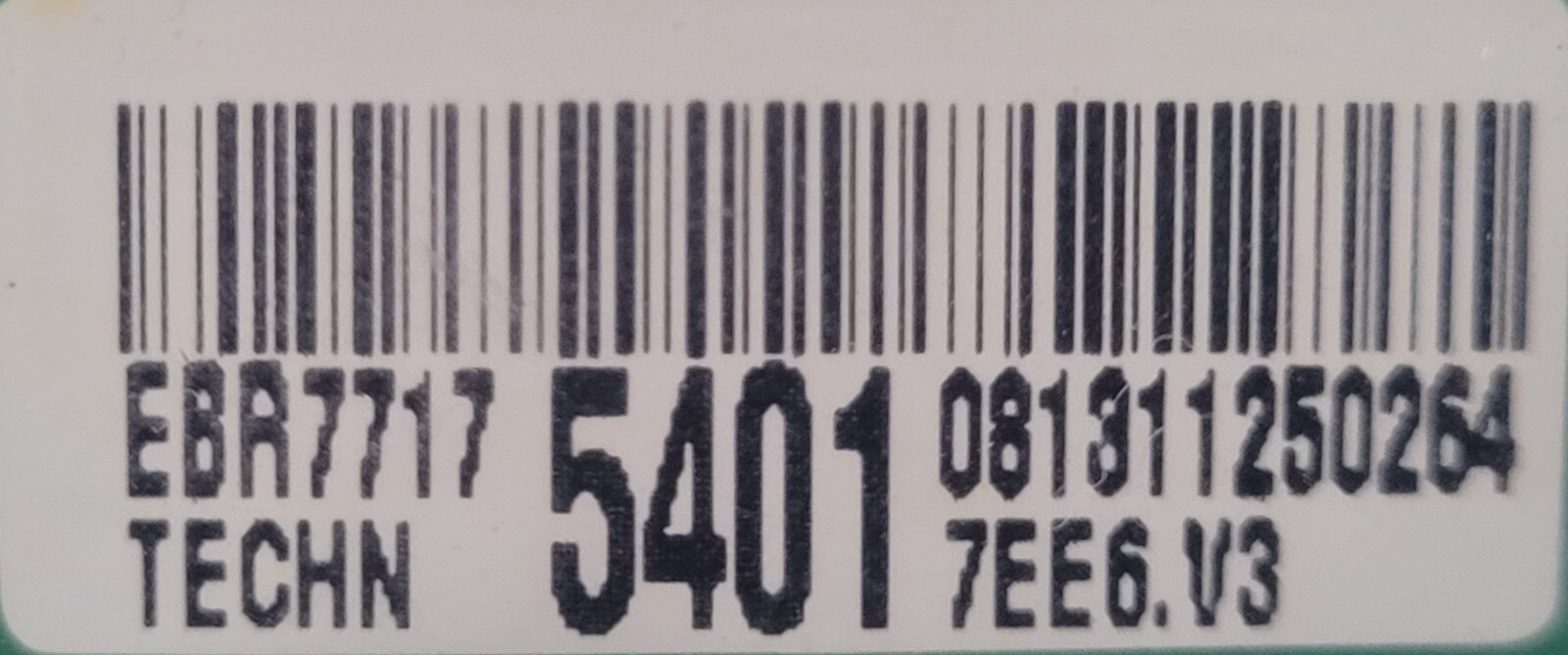 Genuine Dryer LG Control Board Part#EBR77175401