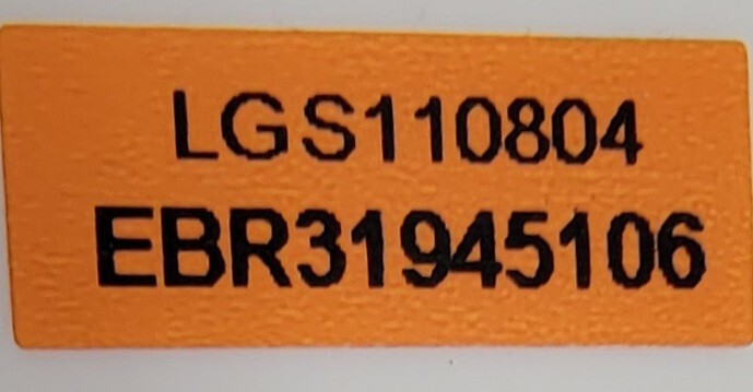 Genuine Dryer LG Control Board Part#EBR31945106