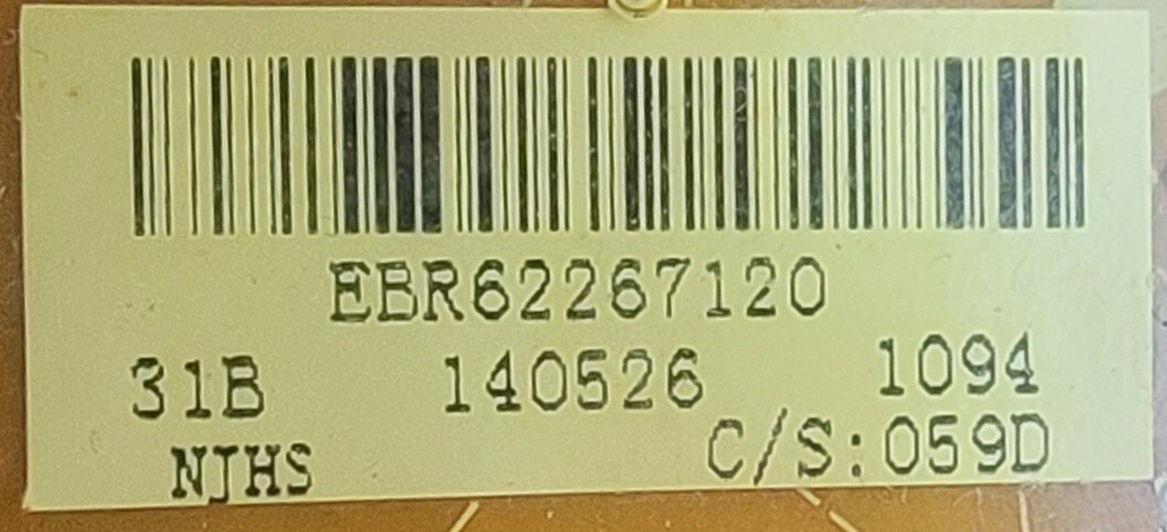 Genuine Washer LG Control Board Part#EBR75639503 EBR62267120