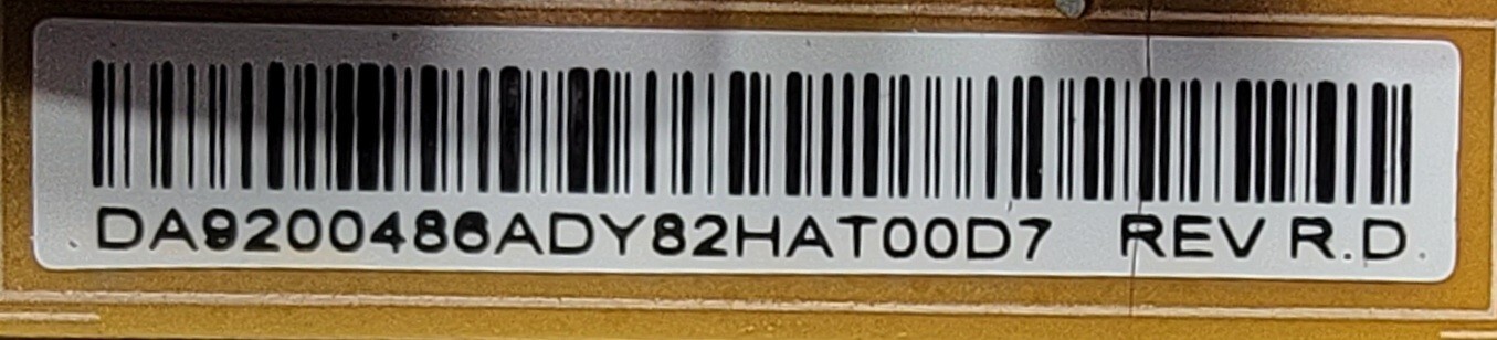Genuine Refrigerator Samsung Control Board Part#DA92-00486A