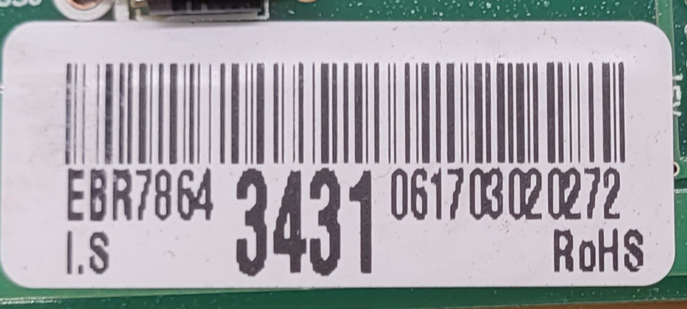 Genuine Refrigerator LG Control Board Part#EBR78643431