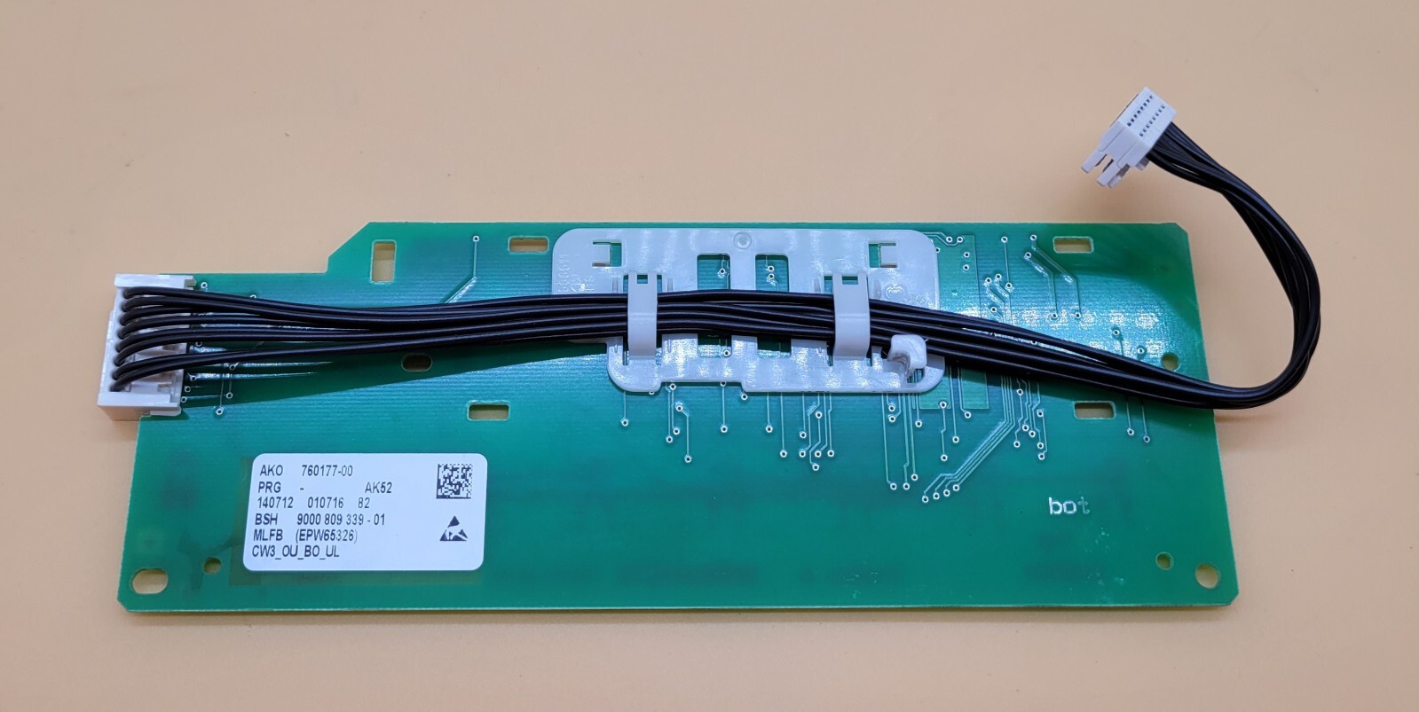 Genuine Washer Whirlpool Display Control Board Part#760177-00
