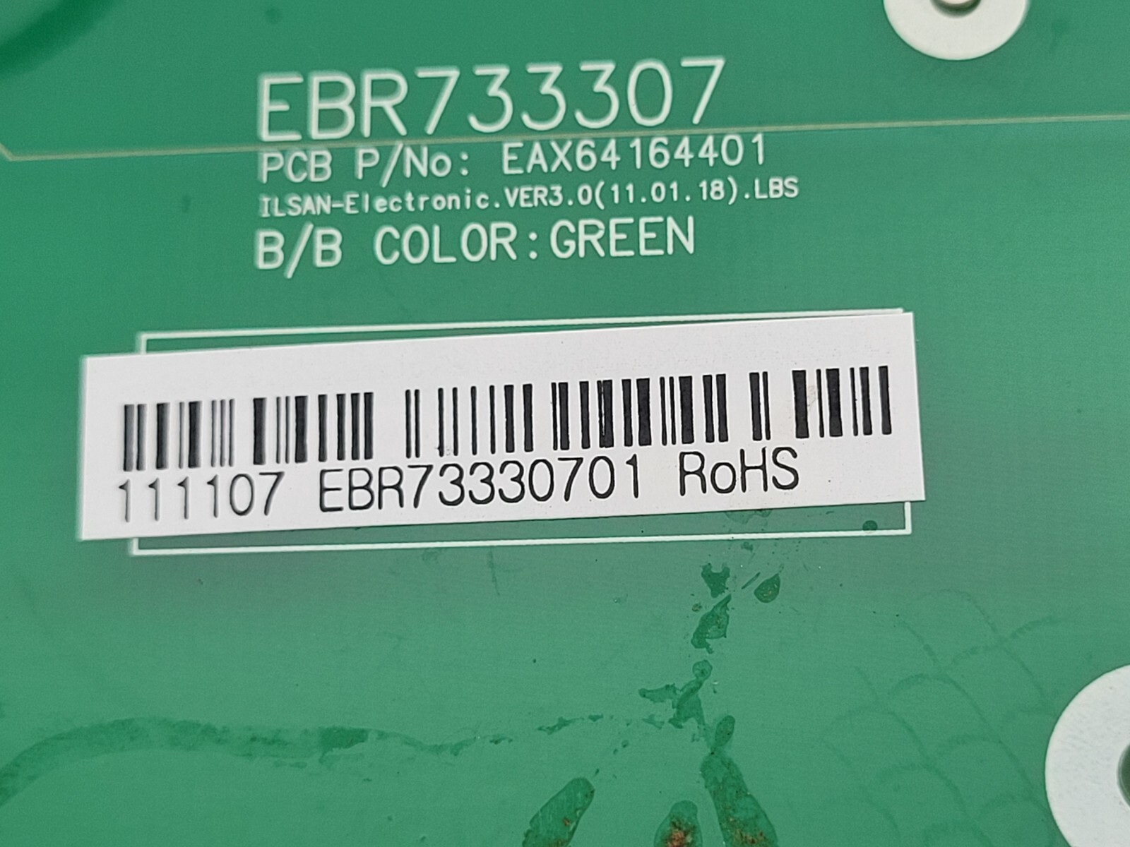 Genuine Kenmore Refrigerator Display Control Board Part#EBR73330701