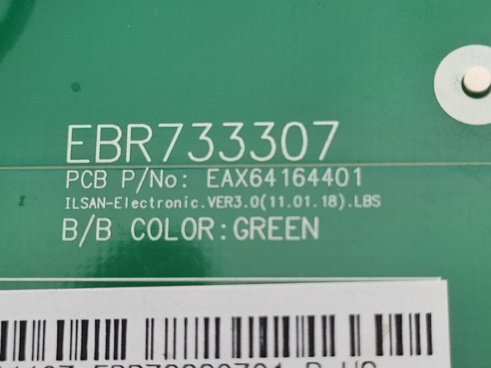 Genuine Kenmore Refrigerator Display Control Board Part#EBR73330701