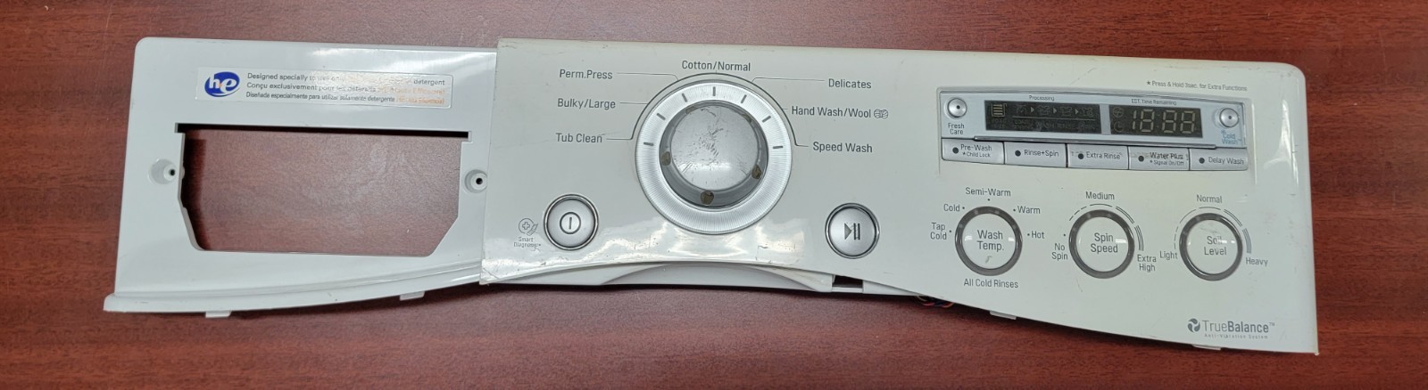 Genuine Washer LG Control Panel Part#EBR36870743